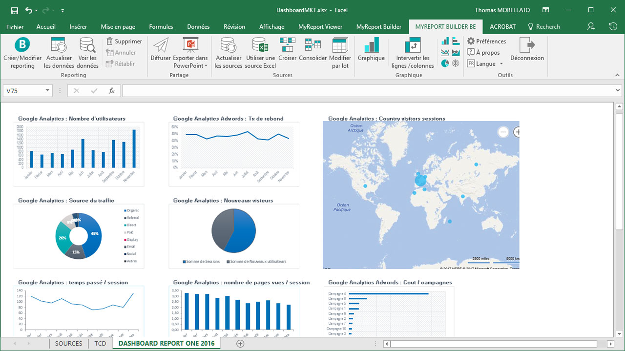 Excel comme partenaire de confiance de MyReport