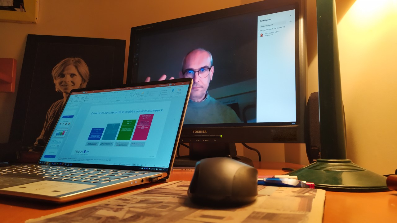 En plein confinement, les collaborateurs de Report One s’adaptent aux aléas du télétravail !