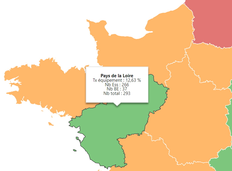 Data visualisation info bulle