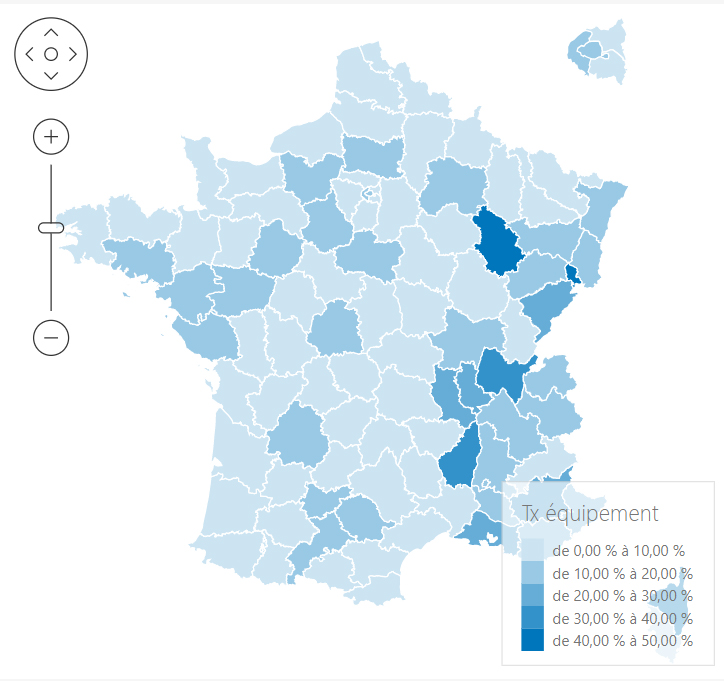 Data visualisation carte choroplèthe