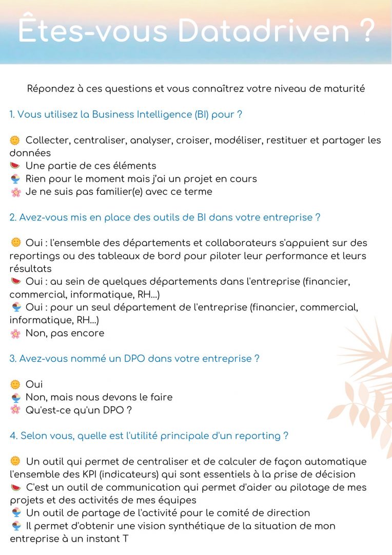 Cahier de vacances - datadriven