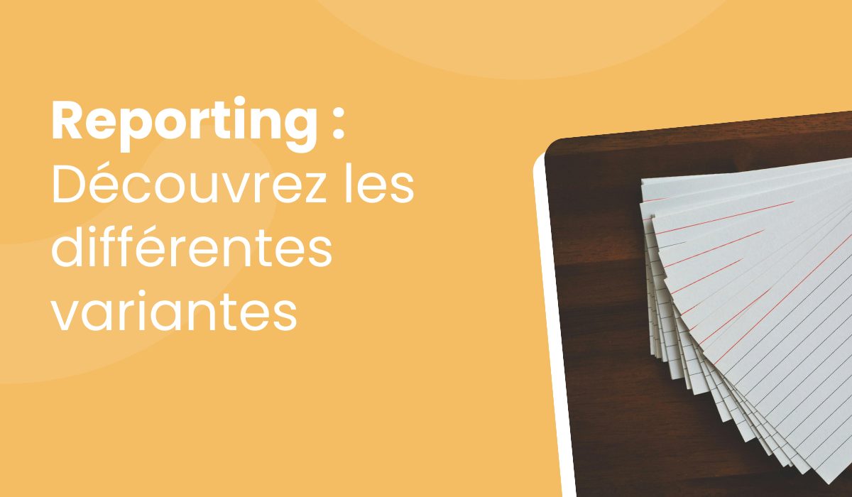 Quels sont les types de reporting ? 