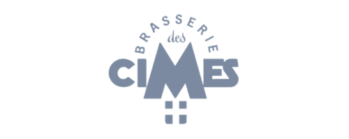 Logo Brasserie des Cimes en gris