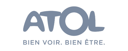 Logo Atol en gris